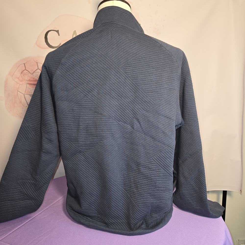 Goodfellow & Co Men's Dark Gray Textured Button Down Shirt - Picture 2 of 8